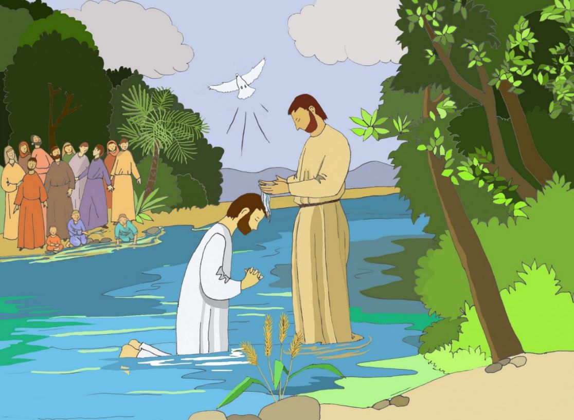 Puzzle 63 pièces "Baptême de Jésus par Jean le Baptiste (JeanBaptiste