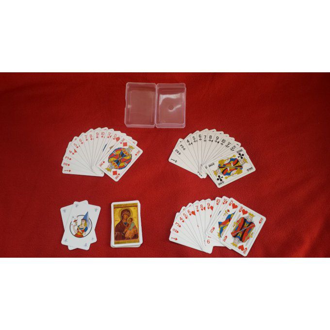 Jeux de 52 cartes - vierge de Toplou