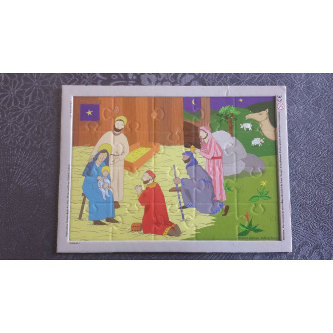 Puzzle 20 pièces de la nativité (crèche)