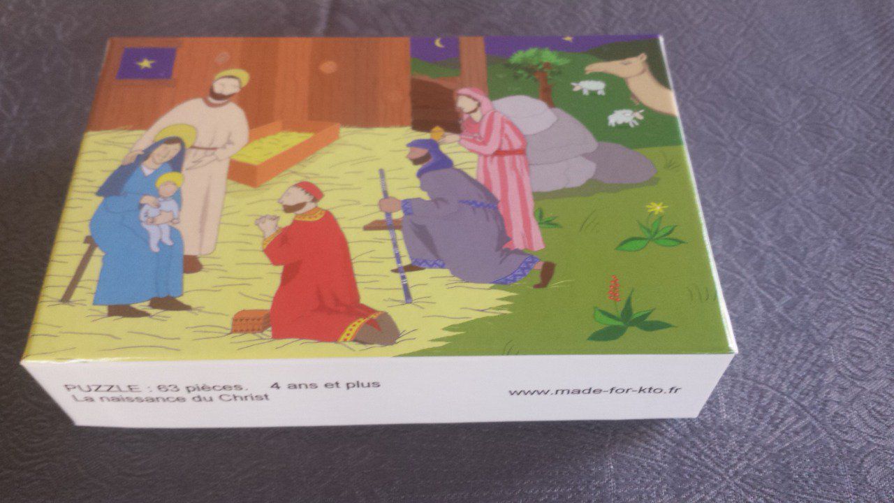 Puzzle 63 pièces "la Nativité du Christ"